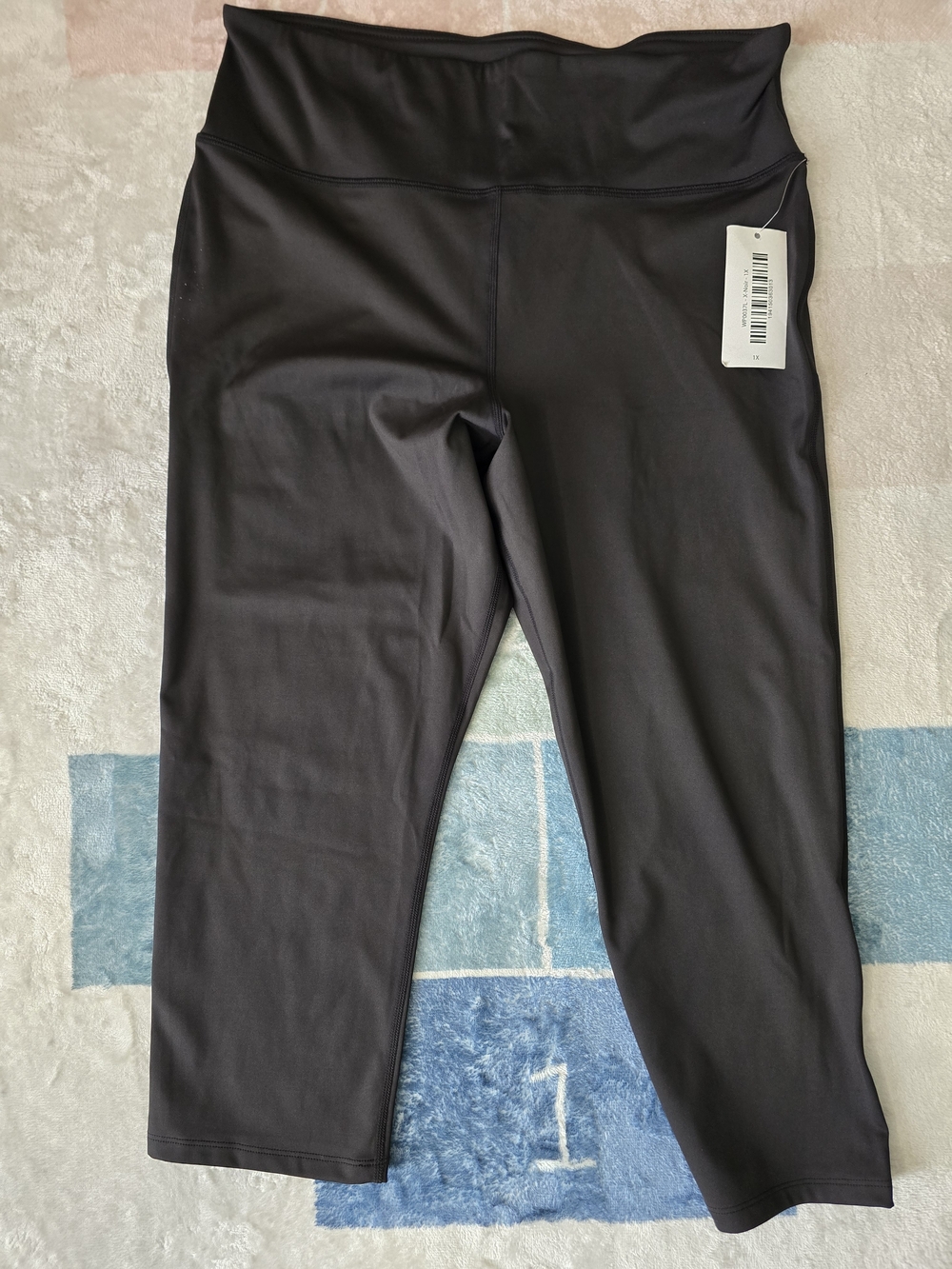 Walkpop By Adore Me High-Waist Black Active Capri Leggings
